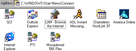 Example Connect Menu